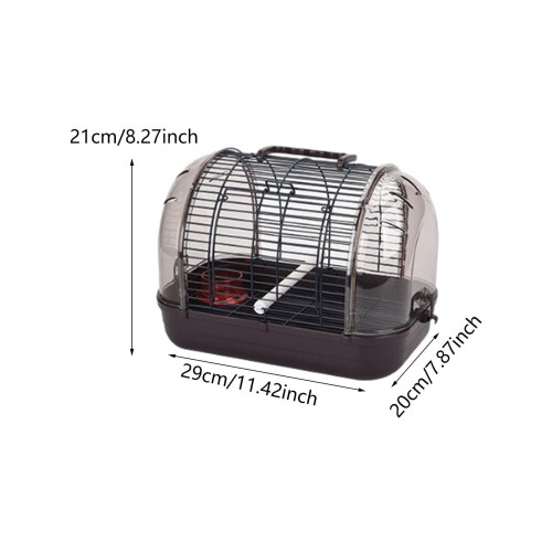 Bird Cage Visible Parrot Outing Cage for Cockatiels Canary Parrotlets 1