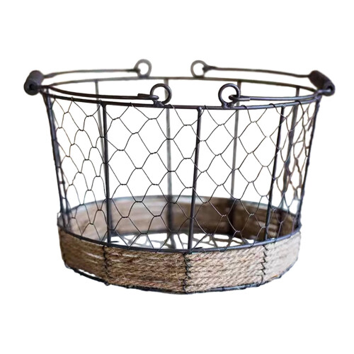 Eggs Wire Storage Basket Grocery for Cabinet Kitchen Countertop Dining