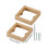 2 Pieces Single Socket Spacers Switche Accessory for Office Living Roo 2