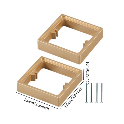 2 Pieces Single Socket Spacers Switche Accessory for Office Living Roo 1