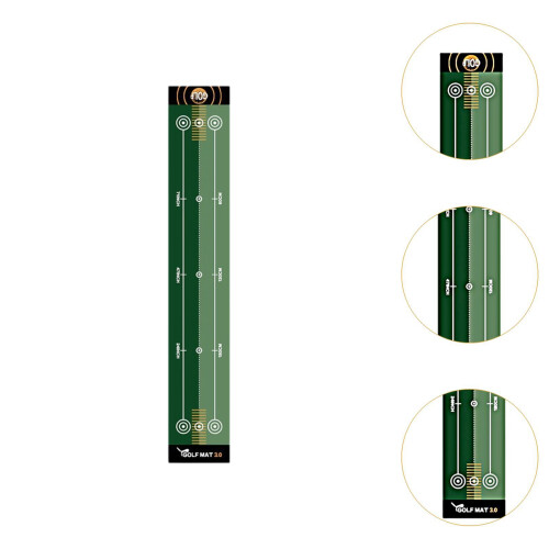 Golf Putting Mat Essential Portable Putter Training for Garden Home Ba 2