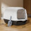 Fully Covered Cat Litter Boxes Detachable for Small Animals Kitten Pot 2