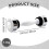 Dumbbell Shaking Weight Portable Strength Training for Home Training O 2