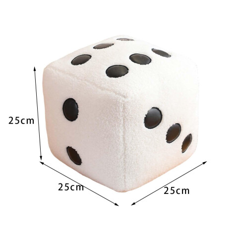 Plush Dice Teaching Aids Board Games Dot Dice for Classroom Teacher Ch 1