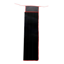 Fishing Rod Bag Sleeve Black Flannelette Pouch with Tie Fishing Pole C