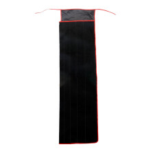 Fishing Rod Bag Sleeve Black Flannelette Pouch with Tie Fishing Pole C