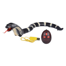 Rattlesnake Robotic Toy USB Rechargeable Snake Scary Trick Toy for Hal