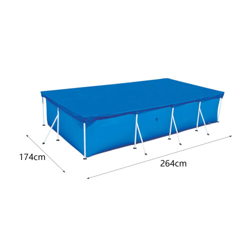 Rectangle Pool Cover Multifunctional for above Ground Pool Family Pool 1