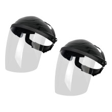 2x Welding Face Mask Adjustable Face Mask for Grinding and Cutting Whi