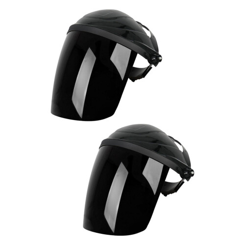 2x Welding Face Mask Adjustable Face Mask for Grinding and Cutting Bla