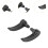 Motorcycle Saddlebag Latch Kit Saddle Bag Latch Lever for Electra Glid 3