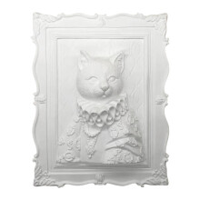 Paintable Cat Figurine Cat Statue to Paint Classroom Plaster Animal Pa