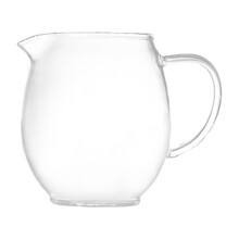 Glass Creamer Pitcher Clear Teapot Glass Tea Pitcher for Tea Coffee Be