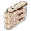 Automatic Rolling Large Capacity Egg Storage Refrigerator Storage Box Egg Fresh-Keeping Rack Household Kitchen Tools C 1