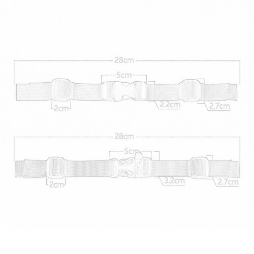 Backpack Chest Straps Backpack Sternum Belts for Outdoor Camping Backp 1