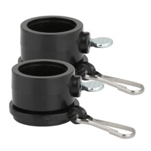 2Pcs Tangles Free Flag Pole Clips Replacement Durable Flagpole Mountin
