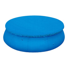 Round Pool Cover PE for Outdoor Paddling Family Pool Cover above Groun