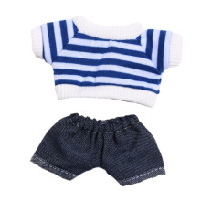 2Pcs Mini 6 inch Doll Clothes Jeans Short Girl Doll Clothes for Age 5-