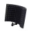 3 Panels Microphone Shield Foldable for Recording Equipment Podcasts S 1