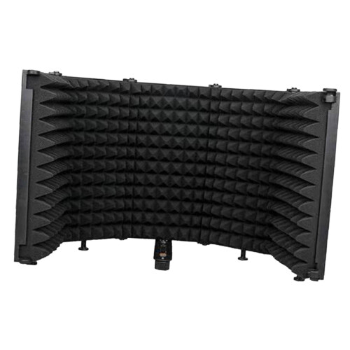 Microphone Isolation Shield Vocal Recording Panel for Podcasts Recordi