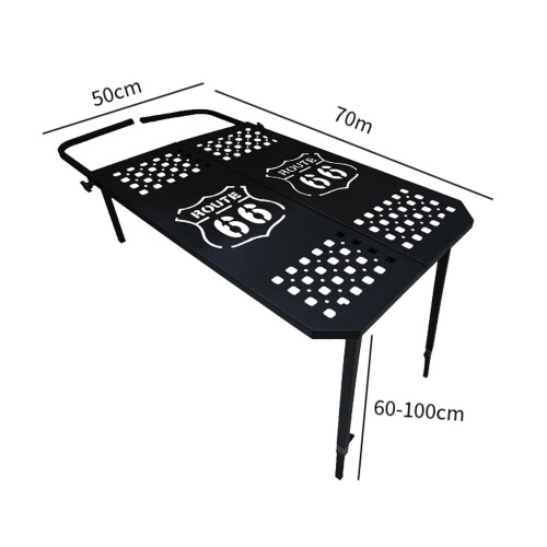 Generic Tire Mounted Table High Performance Tires Table for Beach Picn 1