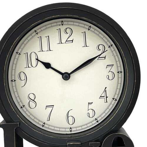 Desk Clock European Style Classic Decorative Retro for Table Kitchen B 2