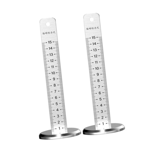 Equal Height Ruler Clear Scale Vertical Level Portable Decoration Grad