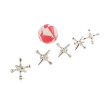 Jacks Game with Ball Jacks and Bouncy Ball for Game Prizes Family Game