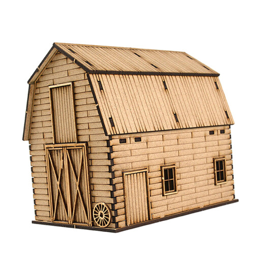 1:72 European Granary Model DIY for Architecture Model Sand Table Deco