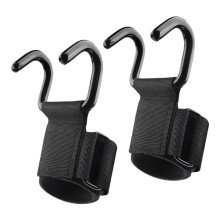 Weightlifting Hook Portable Padded Gym Glove for Deadlift Power Liftin