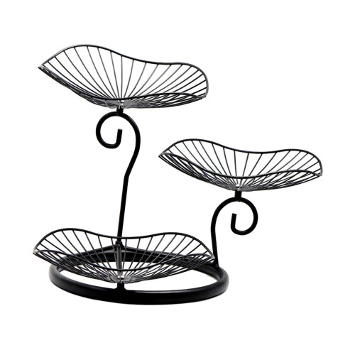Iron Fruit Basket Rustic Large Capacity Decoration for Candy Vegetable