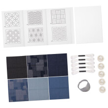 Japanese Embroidery Kit DIY Threads Materials for Patchwork Garment Qu