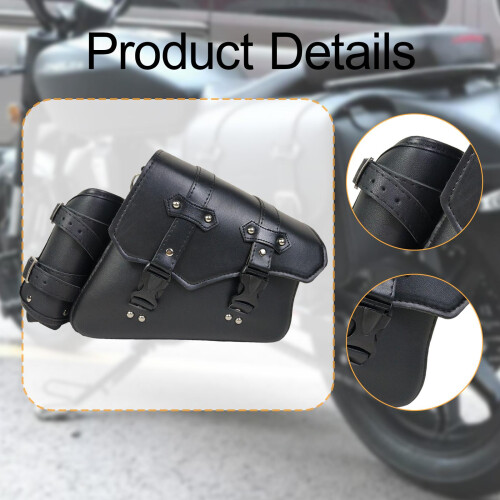 Motorcycle Side Saddlebag Practical Compact with Detachable Water Cup 2