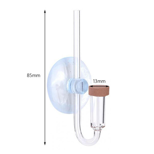 CO2 Bubble Marker Clear Aquarium Diffuser for Aquarium Fish Tank Acces 1