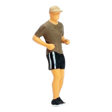 Sport Resin Figures of People 1/64 Scale Figures for Platform Railway