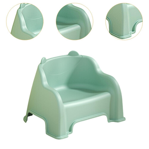 Small Stool Foot Rest Sturdy Under Desk Footrest Footstool with Back S 2