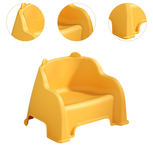 Small Stool Foot Rest Sturdy Under Desk Footrest Footstool with Back S 2