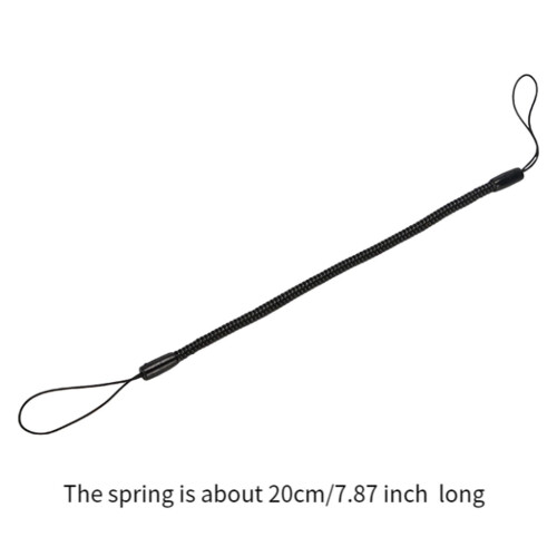 5 Pieces Tether Lanyard for Touch Pens Hanging Rope Black Coil Spring 1