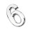 Silver Plastic Self-Adhesive House Hotel Door Number  Sticky Numeric D 1
