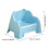 Small Stool Foot Rest Sturdy Under Desk Footrest Footstool with Back S 2