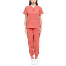 Women Uniform Scrub Set Durable Top and Pants for SPA Healthcare Pet G