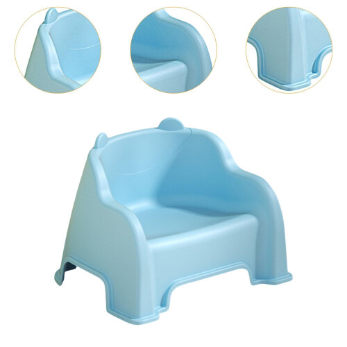 Small Stool Foot Rest Sturdy Under Desk Footrest Footstool with Back S 2