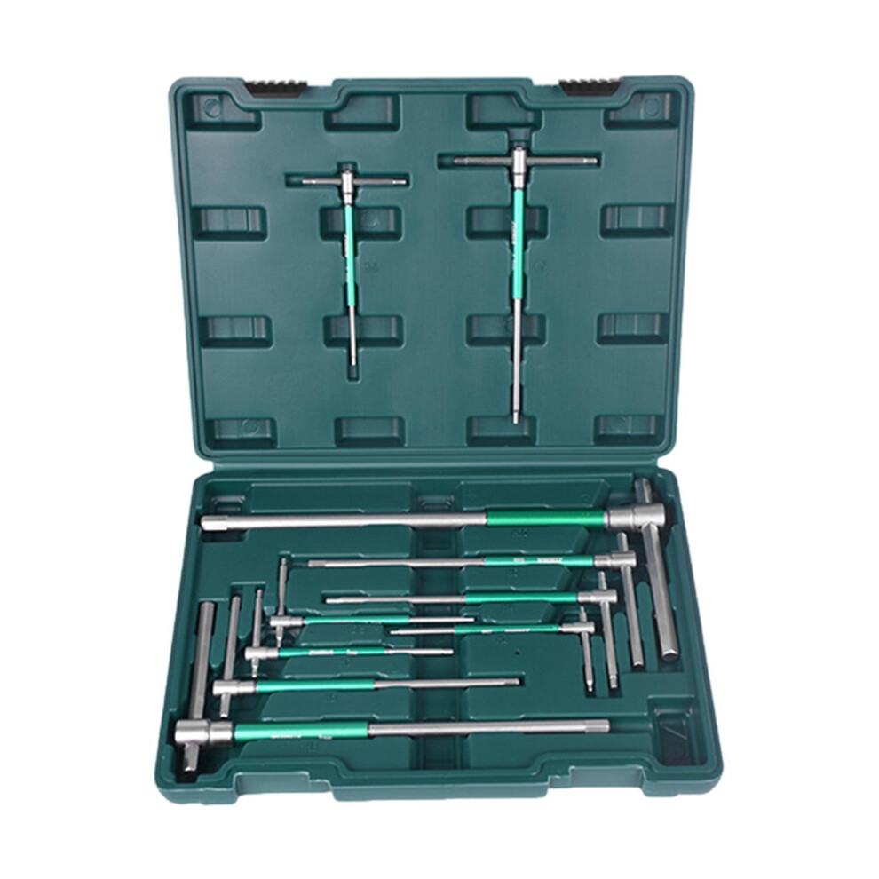 T Handle Hex Wrench With Rotating Sleeve Nonslip Professional Metric S 6902696541512