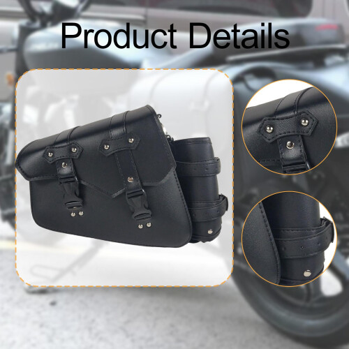 Motorcycle Side Saddlebag Practical Compact with Detachable Water Cup 2