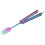 Butterfly Fork 9.06'' Portable Outdoor Tableware for Backpacking BBQ H 1