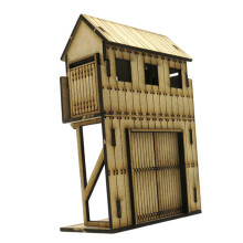 1/72 Miniature Wooden Fortress for Micro Landscape Architecture Model