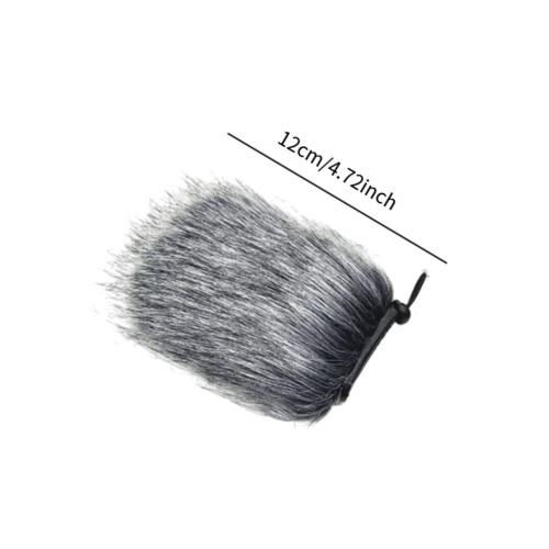 Mic Furry Windscreen Portable Windproof Pop Filter for Outdoor Use Int 1