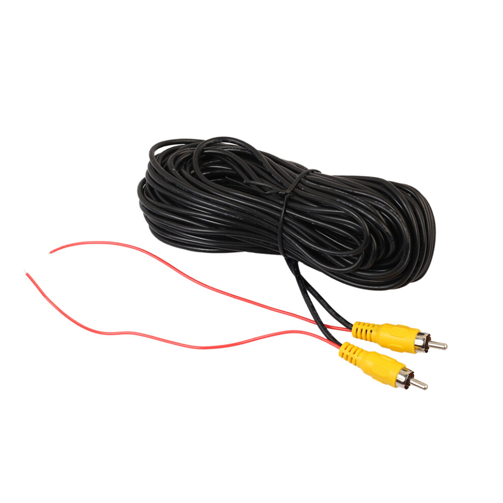 Rca Video Extension Cable For Car Reverse Rear View Backup Camera 40Ft 6902696637048