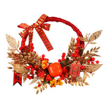 New Year Wreath Front Door 2024 Wreath for Outdoor Indoor Spring Festi