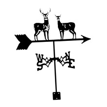 Weather Vane Mount Wind Direction Indicator Gazebo Coop Yard Metal Win